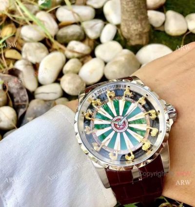 2019 New Roger Dubuis Excalibur Rddbex0495 Copy Watch Ss New Blue Face